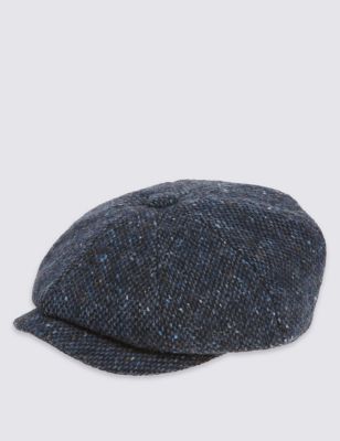 Pure Wool Thinsulate&trade; Flat Cap with Stormwear&trade;